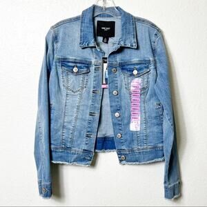 NINE WEST JEANS BLUE WOMEN SARAH JEAN JACKET SIZE SMALL COLOR WINDHAM NEW